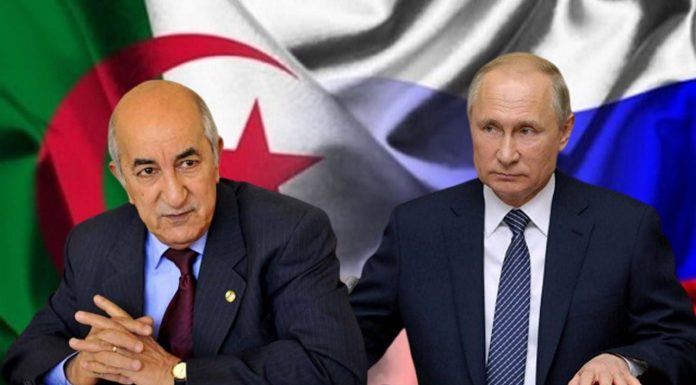 Tebboune reçoit une communication téléphonique de Vladimir Poutine