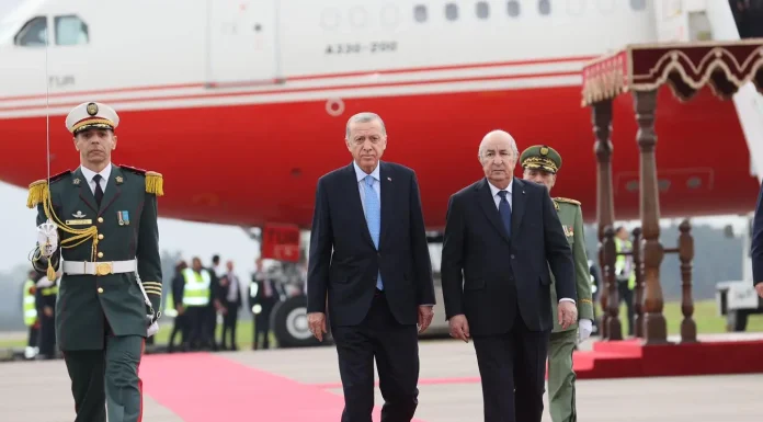 Le président turc Recep Tayyip Erdogan entame une visite en Algérie