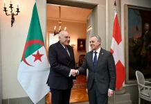 Attaf s’entretient à Berne avec son homologue suisse MAE algérien