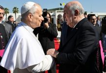 Tebboune salue le Pape au terme de sa visite en Algérie Souverain pontife