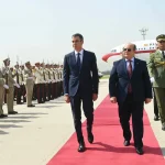 Pedro Sánchez arrive en Algérie pour une visite officielle