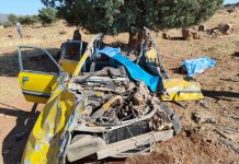 Drame à Saïda : collision entre un camion et un taxi, six morts