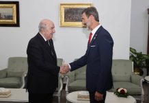 Tebboune reçoit le ministre slovaque des Affaires étrangères
